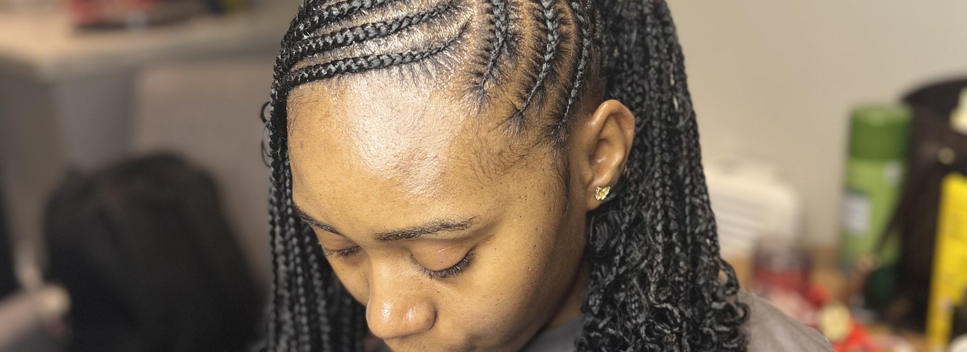 Cornrow twist braids by Nife Beauty Plus, Bolton